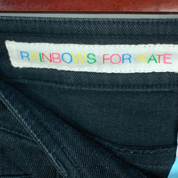 Sass & Bide Walk With Me Black Skinny Jeans 25 Brass Buttons Goth Grunge Biker - Picture 11 of 12